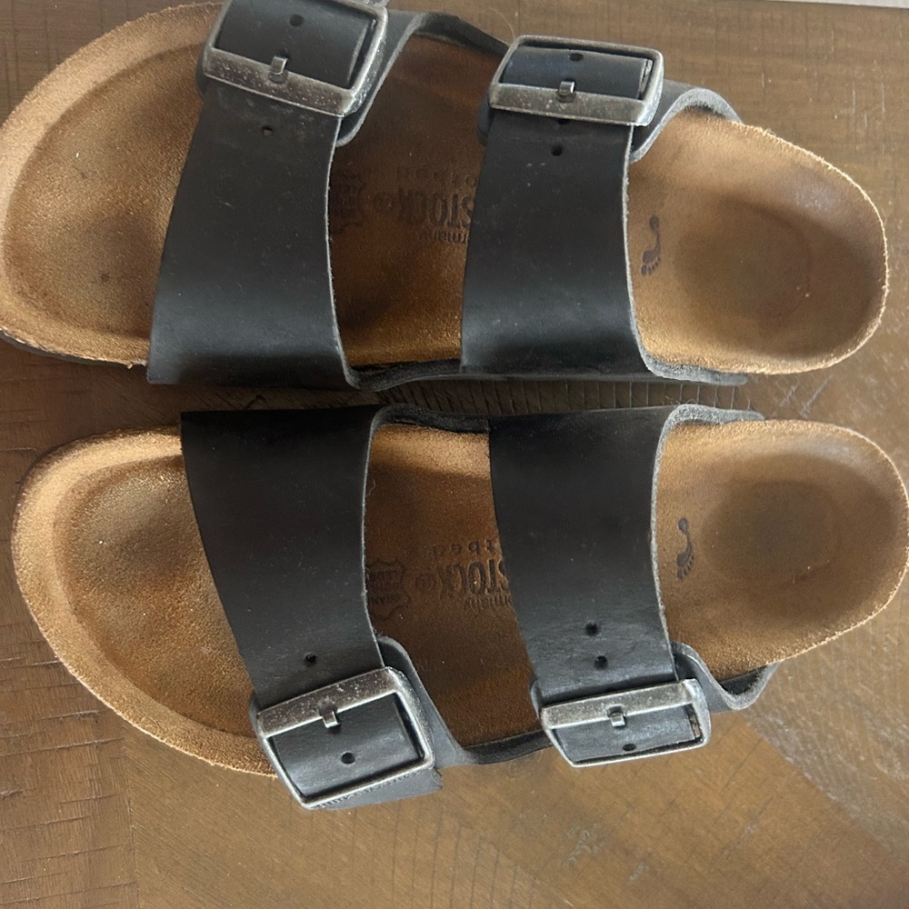 Birkenstock Black Sandals with Buckles